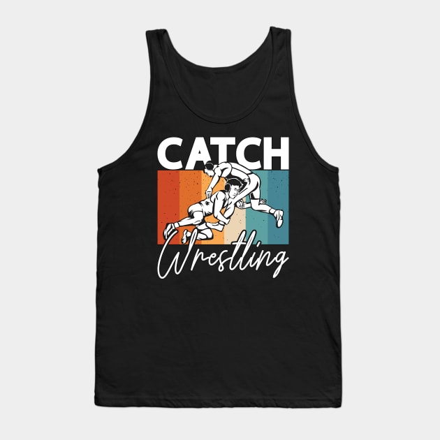 Catch Wrestling Wrestler Sport Retro Grappling Tank Top by T-Shirt.CONCEPTS